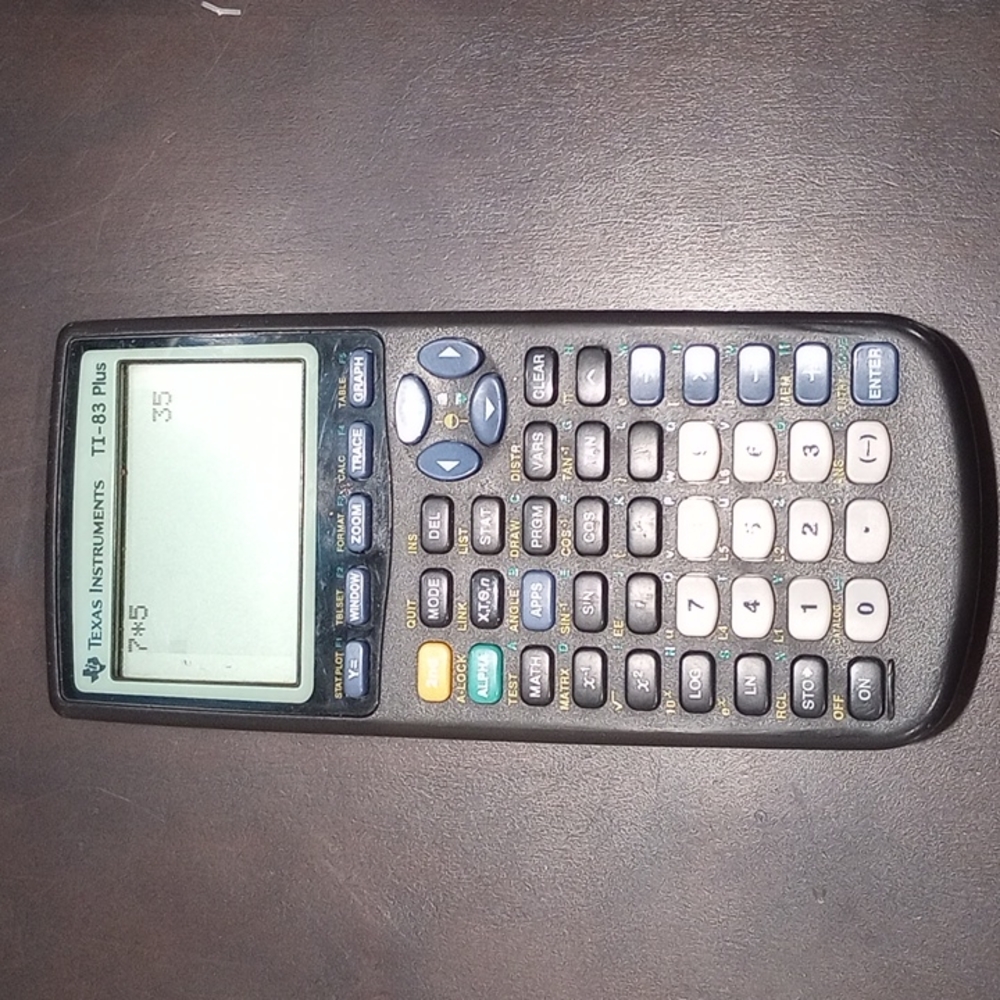 Texas instruments TI-83+ graphing calculator